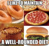 Rounded diet…