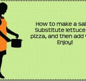 How to make a great salad…