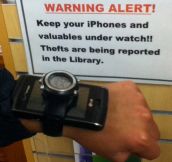 Valuables under watch…