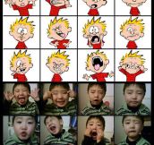 Every kid has a little Calvin inside…