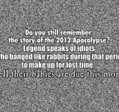 The results of the Apocalypse…