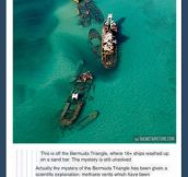 The mystery of the Bermuda Triangle is solved…