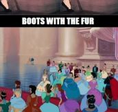 What if Cinderella really had fur shoes?