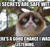 Don’t worry about your secrets…