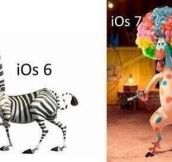 Apple’s iOS 6 vs. iOS 7…