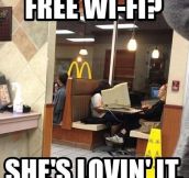 Free Wi-Fi…