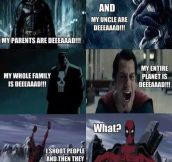 Super heroes and their dead parents…