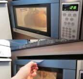 The blue microwave…