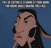 What editing is all about…
