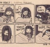 Daily sleeping problems…