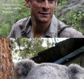Bear Grylls takes it a little too far…