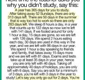 If you didn’t study, here’s your answer…