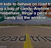 Dealing with kids on road trips…