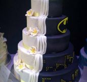 By day just an ordinary cake, by night a special one…