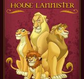 HOUSE LANNISTER – LION KING STYLE