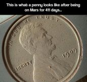 Martian penny…