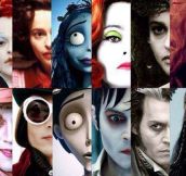 The many faces of Johnny Depp and Helena Bonham Carter…