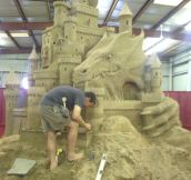 Amateur sandcastle…