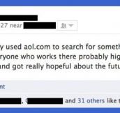 Using AOL as your search engine…