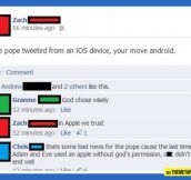 Android vs. iOS…