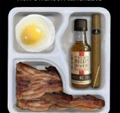 Ron Swanson’s lunch…