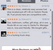I prefer Yelp reviews that are to the point…