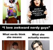 The truth about quirky girls and nerdy guys…