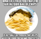 About that air in your bag of chips…