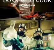 Boys who cook…