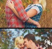 Zombie themed engagement photos…