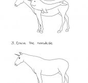 How to correctly draw a unicorn…