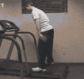 Treadmill sniper…
