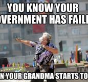 When governments fail…