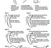 How to slice a banana without peeling it…