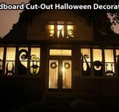Cut-Out Halloween Decorations…