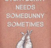 Some bunny sometimes…
