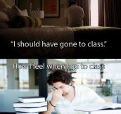 My daily struggle as a student…