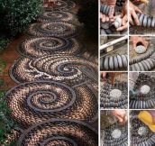 Awesome stone path design…