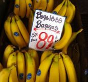 The way I prefer my bananas…