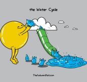 The water cycle simplified…
