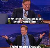 America’s National Language