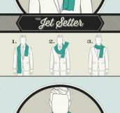 Six ways to wear a scarf