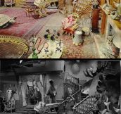 The Addams Family’s living room