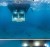 Awesome underwater bedroom…