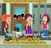 Family Guy actually made me laugh…