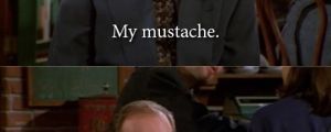 Frasier taught me I’m not the only one who can’t grow a beard…
