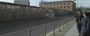 A fence at the Berlin Wall…