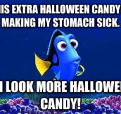 Extra Halloween candy…