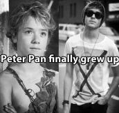 Puberty certainly did him well…