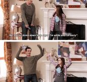 Dance moves by Phil Dunphy…